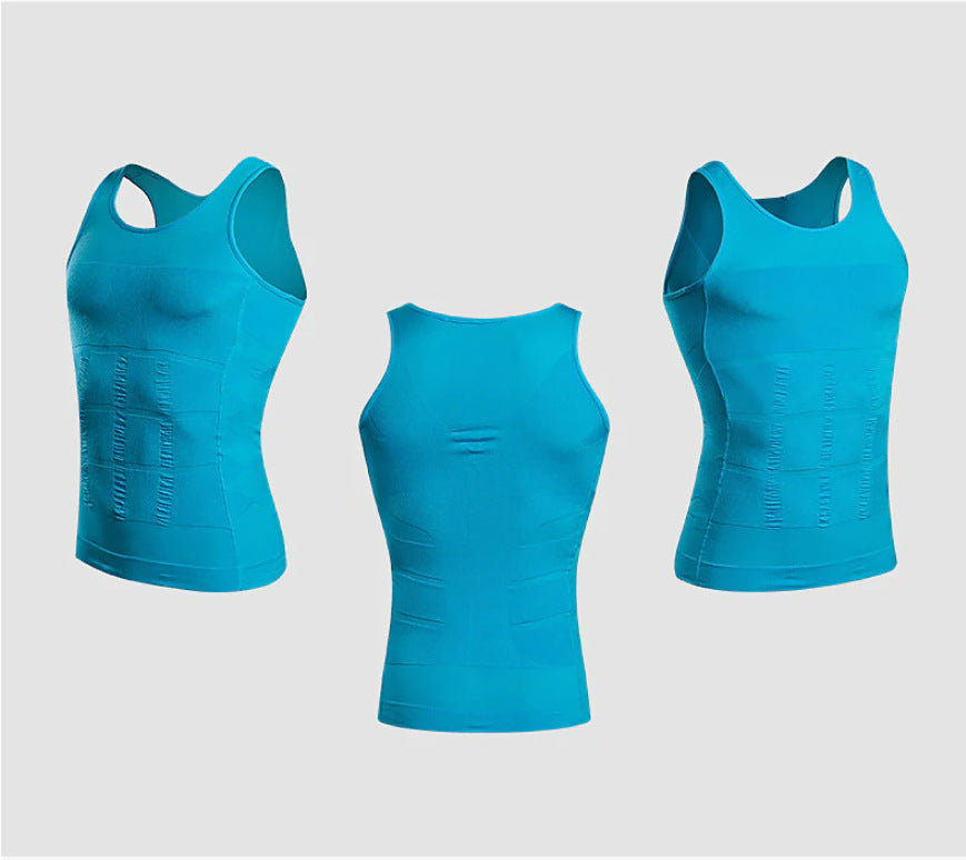 Men's Slimming Compression Vest with Adjustable Fit