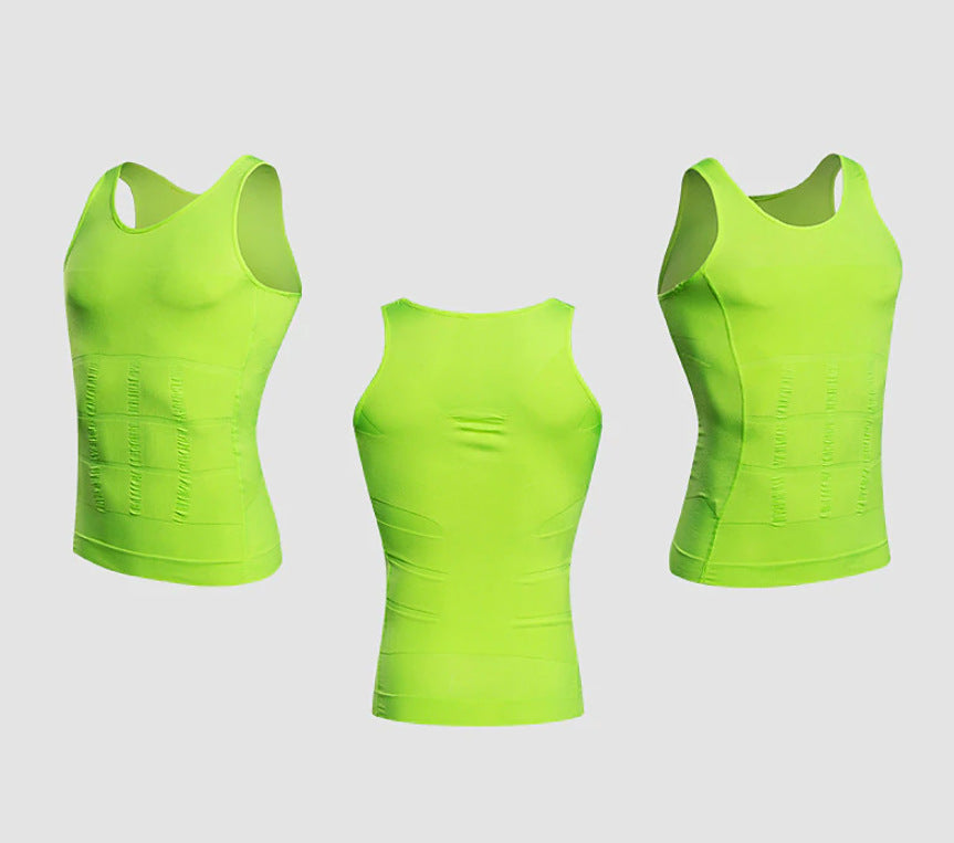 Men's Slimming Compression Vest with Adjustable Fit