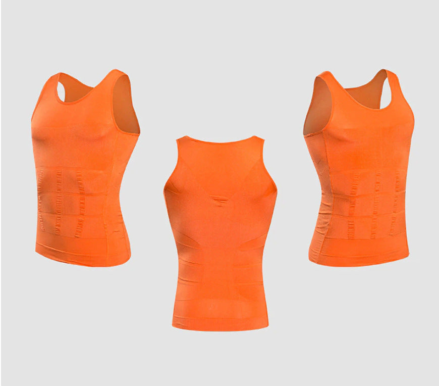Men's Slimming Compression Vest with Adjustable Fit