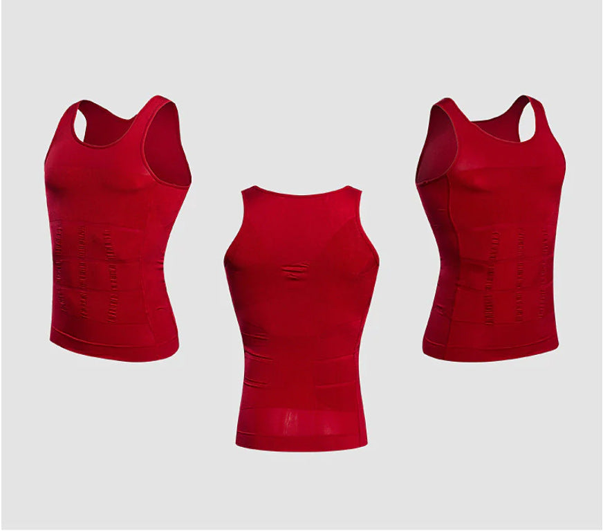 Men's Slimming Compression Vest with Adjustable Fit