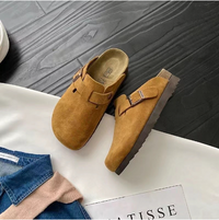 Men's Slip-On Clogs with Buckle