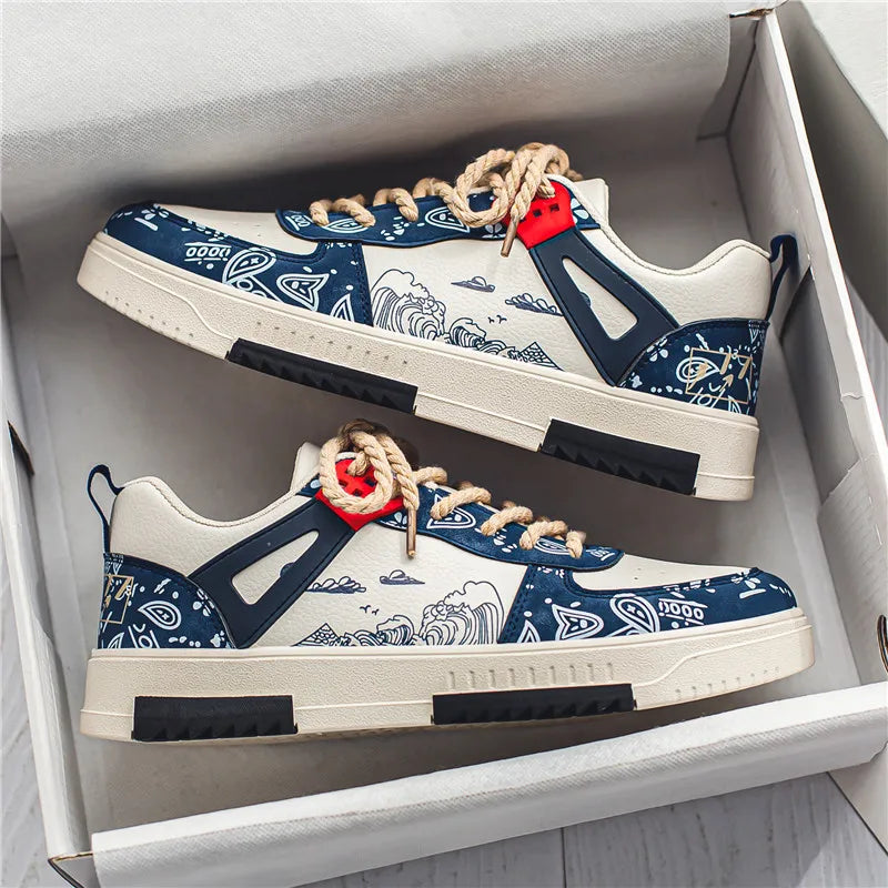 Men's Stylish Sneakers - Breathable Comfort