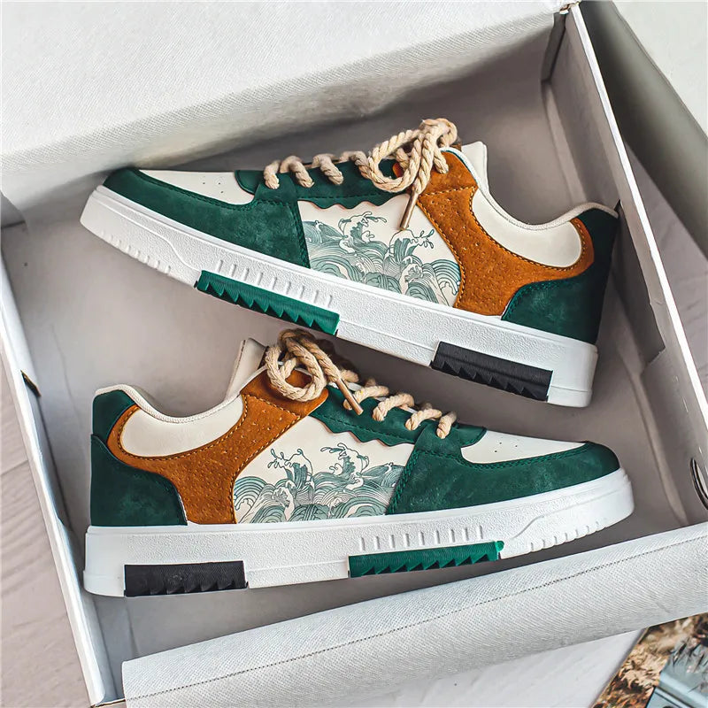 Men's Stylish Sneakers - Breathable Comfort