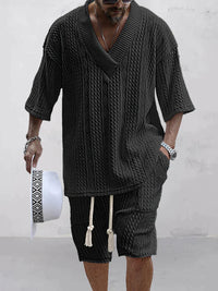 Men's Summer T-Shirt and Shorts Set