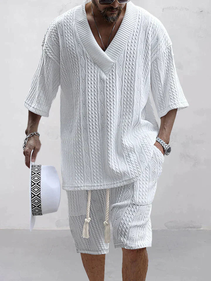 Men's Summer T-Shirt and Shorts Set