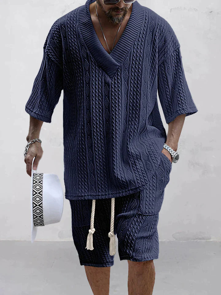 Men's Summer T-Shirt and Shorts Set