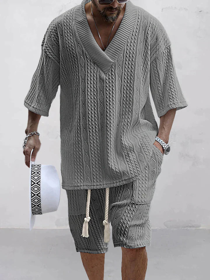 Men's Summer T-Shirt and Shorts Set