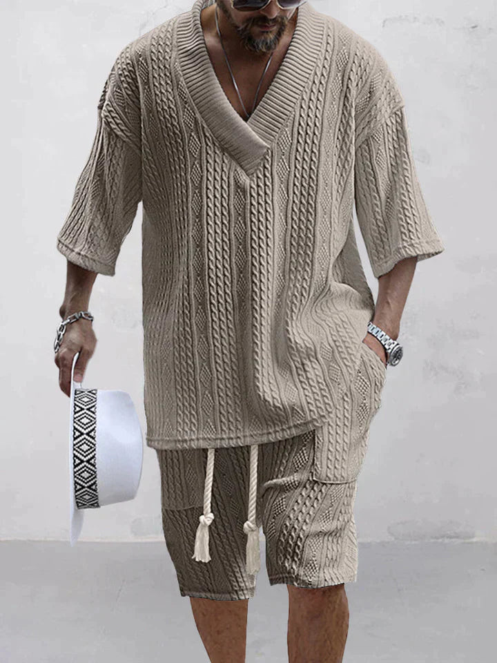 Men's Summer T-Shirt and Shorts Set