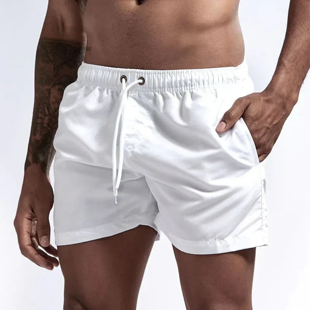 Men's Swim Trunks with Drawstring Waistband