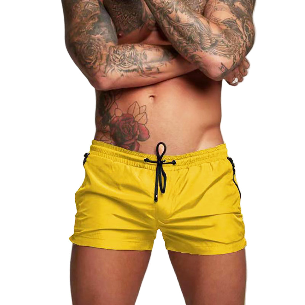 Men's Swim Trunks with Drawstring Waistband