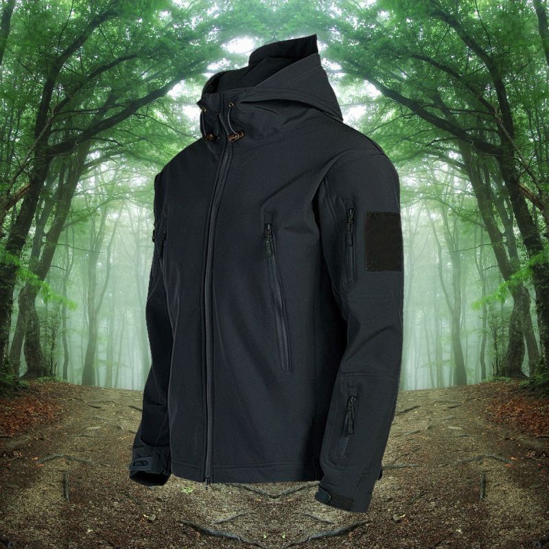 Men's Tactical Hooded Jacket