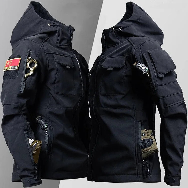 Men's Tactical Hooded Jacket