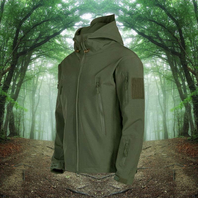 Men's Tactical Hooded Jacket
