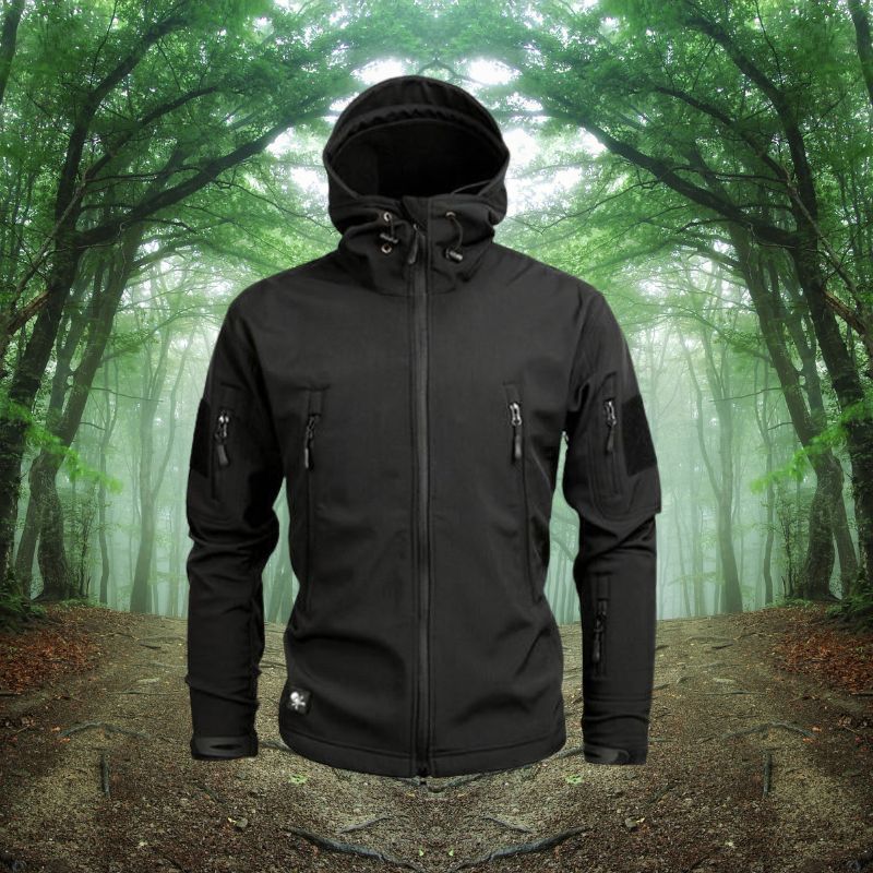Men's Tactical Hooded Jacket