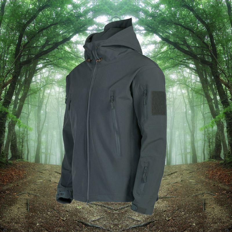 Men's Tactical Hooded Jacket