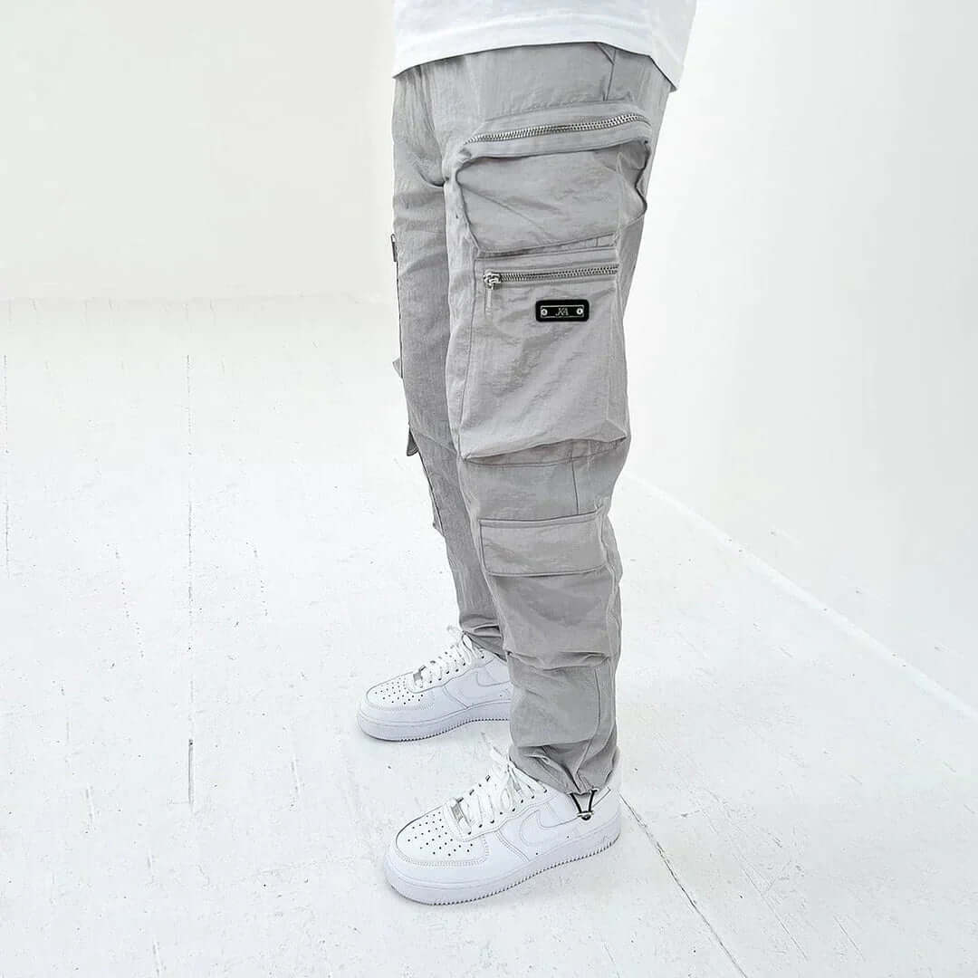 Men's Tapered Multi-Pocket Cargo Trousers