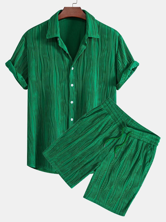 Men's Textured Summer Set