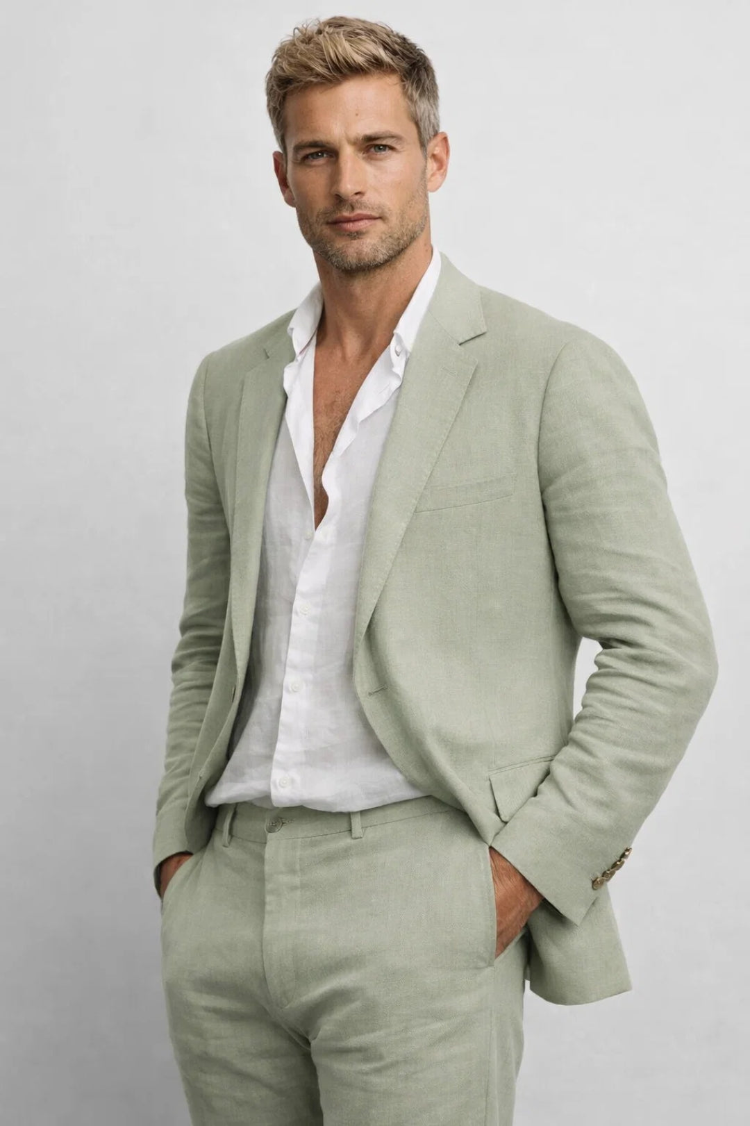 Men's Two-Piece Casual Suit