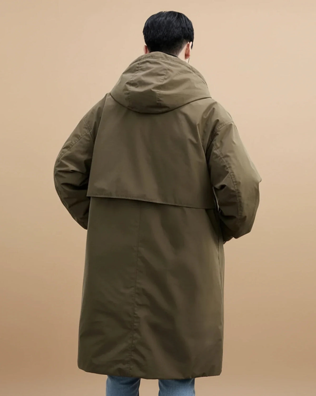 Men's Waterproof Hooded Overcoat