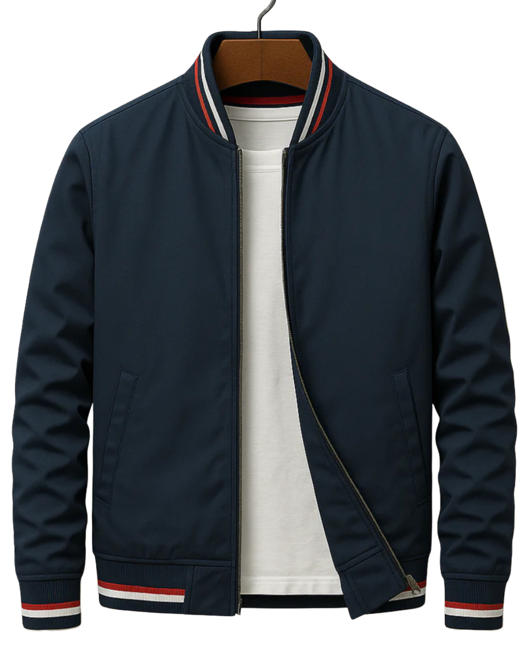 Men's Zip-Up Bomber Jacket