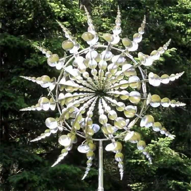 Metal Garden Wind Spinner Decor