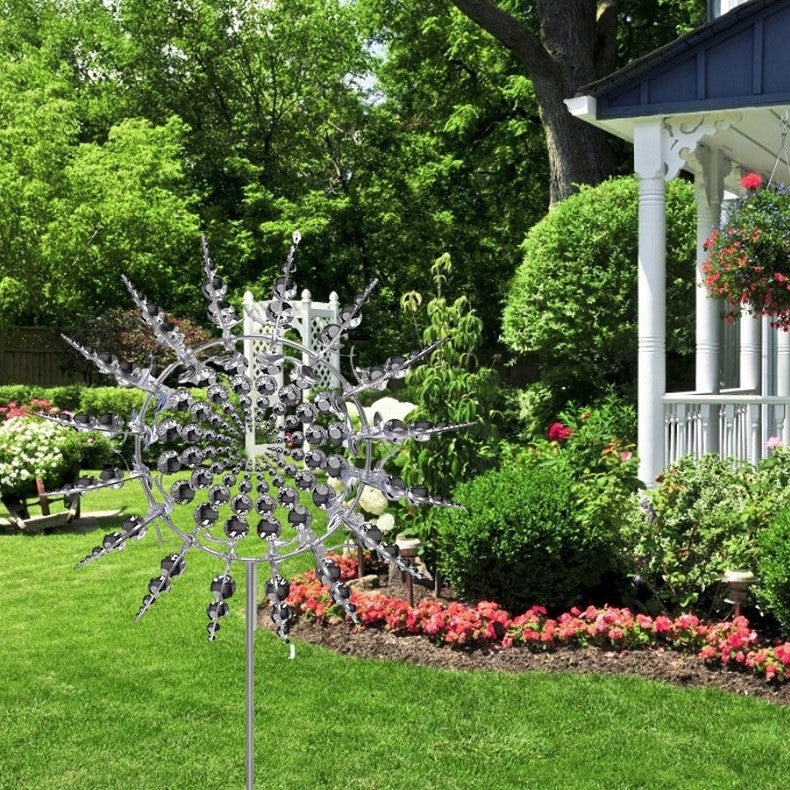 Metal Garden Wind Spinner Decor