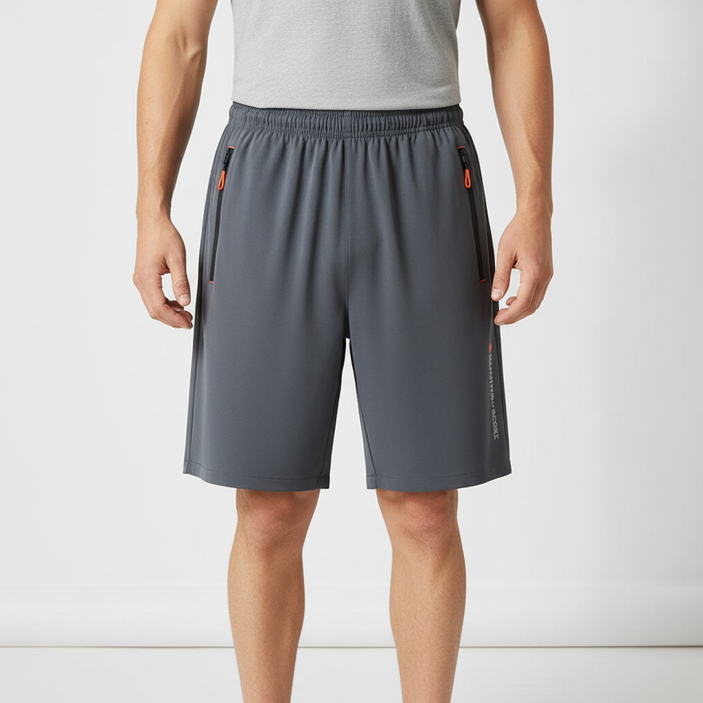 Mid-Length Athletic Shorts