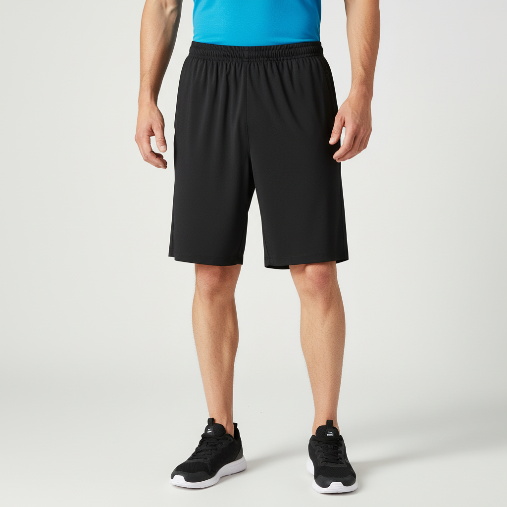 Mid-Length Athletic Shorts