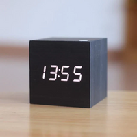 Modern Wooden Digital Clock