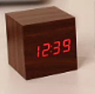 Modern Wooden Digital Clock