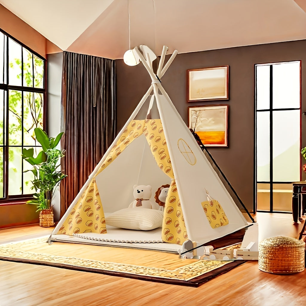 Multifunctional Teepee Tent - Soft Indoor and Outdoor Play Tent