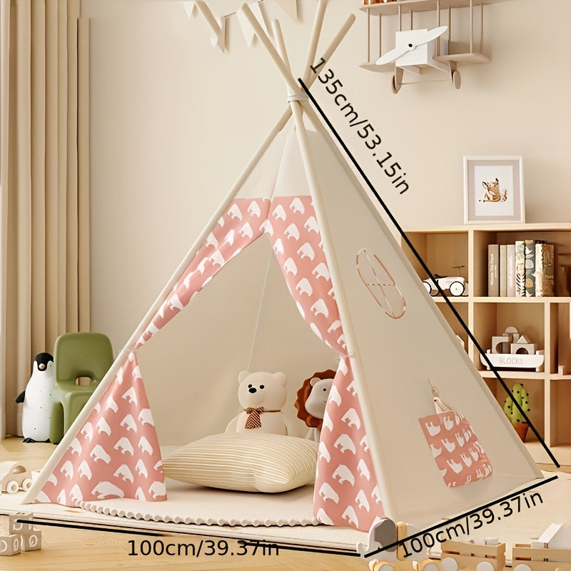 Multifunctional Teepee Tent - Soft Indoor and Outdoor Play Tent