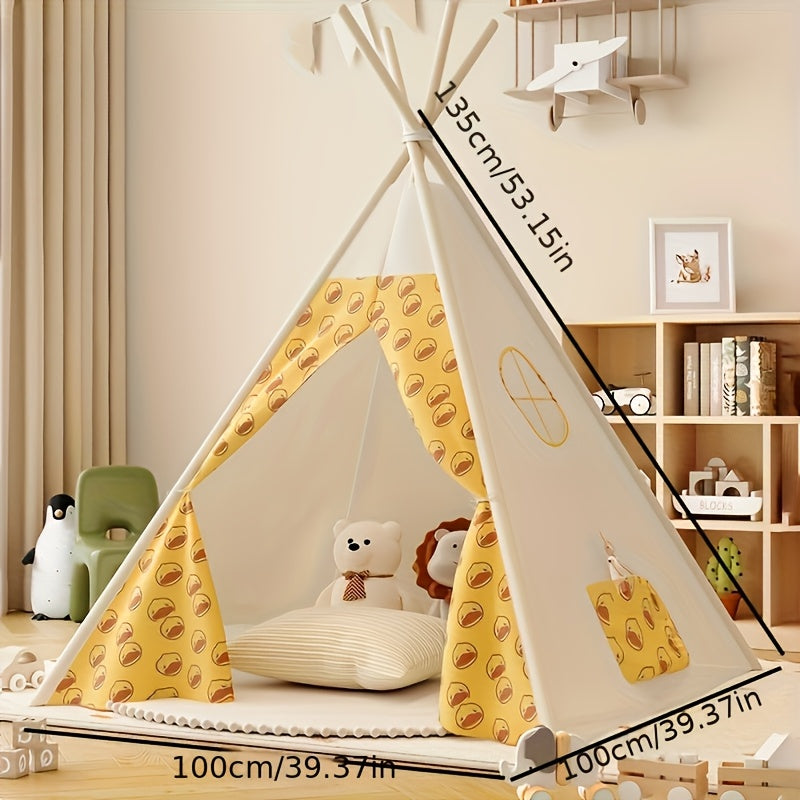 Multifunctional Teepee Tent - Soft Indoor and Outdoor Play Tent