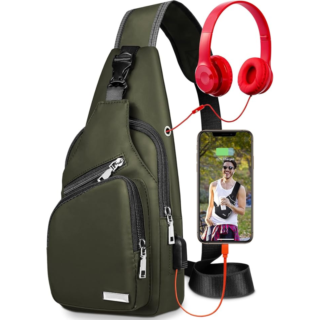 Multifunctional Waterproof Sling Bag