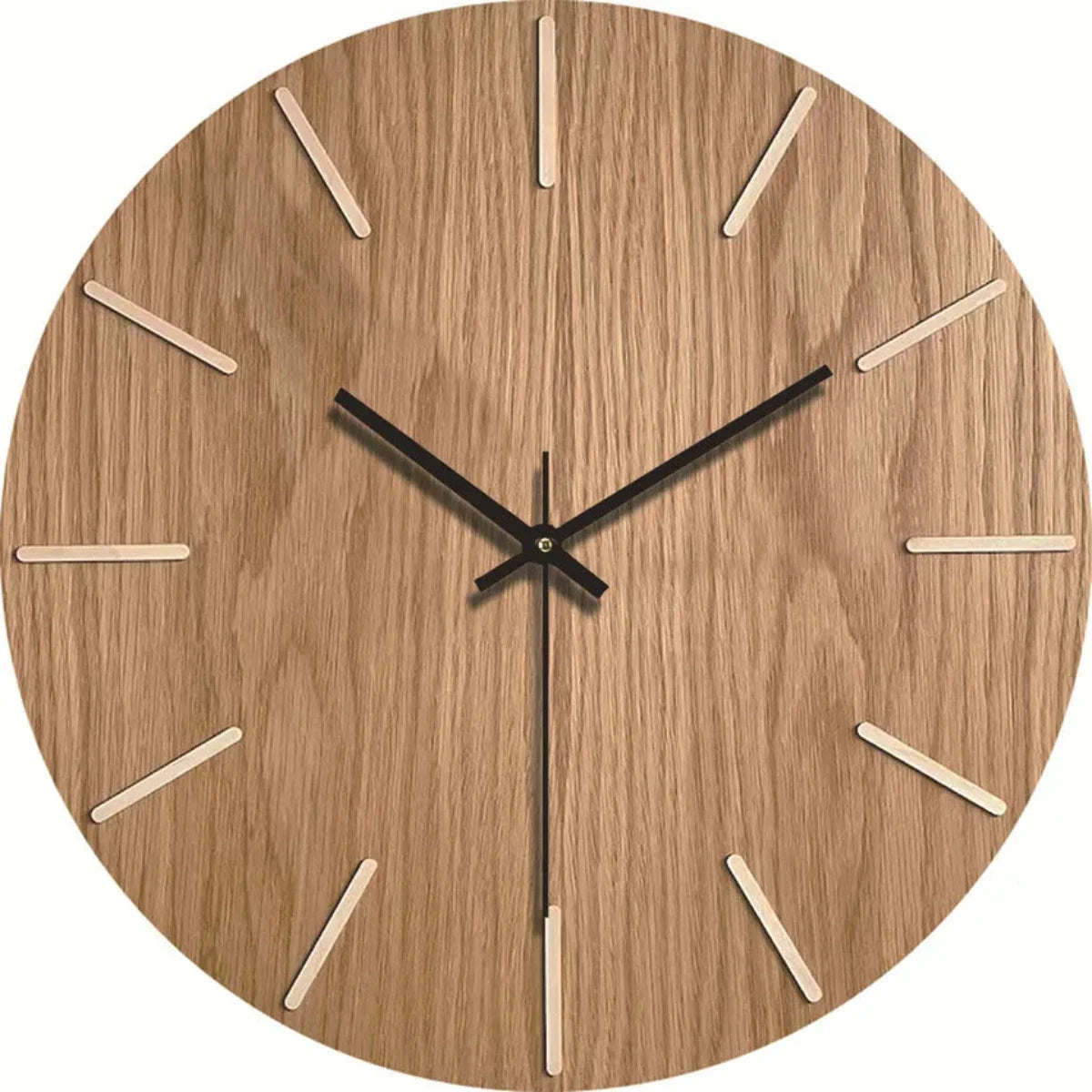 Nature-Inspired Wall Clock Ideal for Any Interior