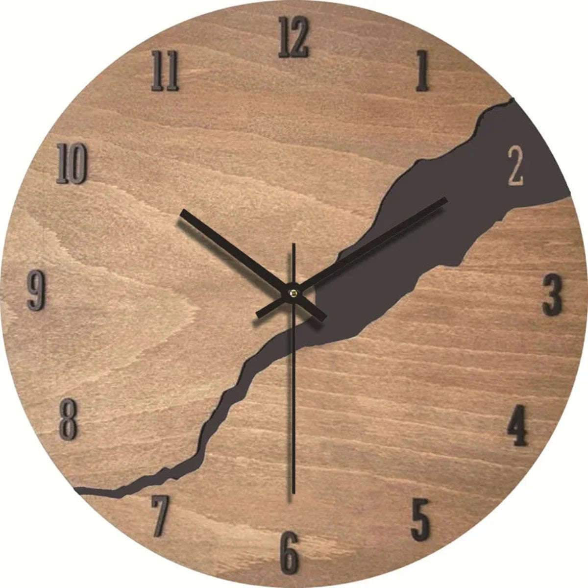 Nature-Inspired Wall Clock Ideal for Any Interior