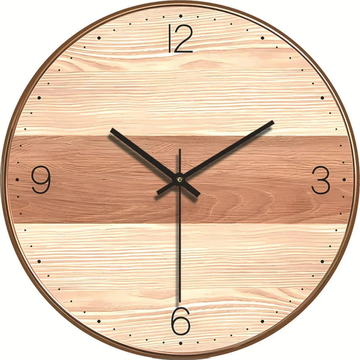 Nature-Inspired Wall Clock Ideal for Any Interior