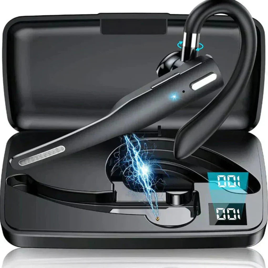 Noise-Cancelling Bluetooth 5.1 Earhook Headset