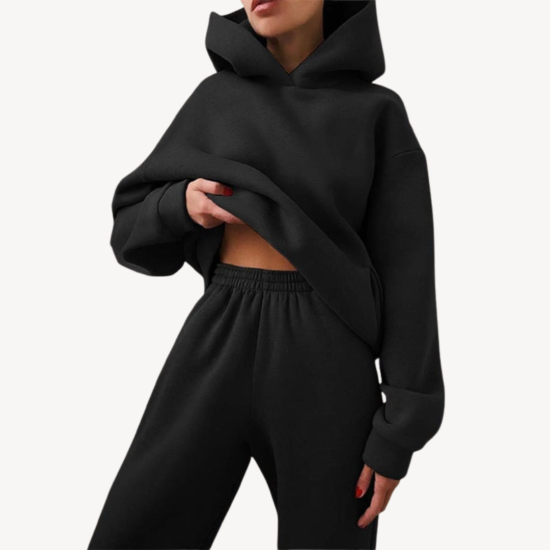 Oversized Hoodie and Joggers Set | Women's Leisurewear for Casual and Relaxation Wear