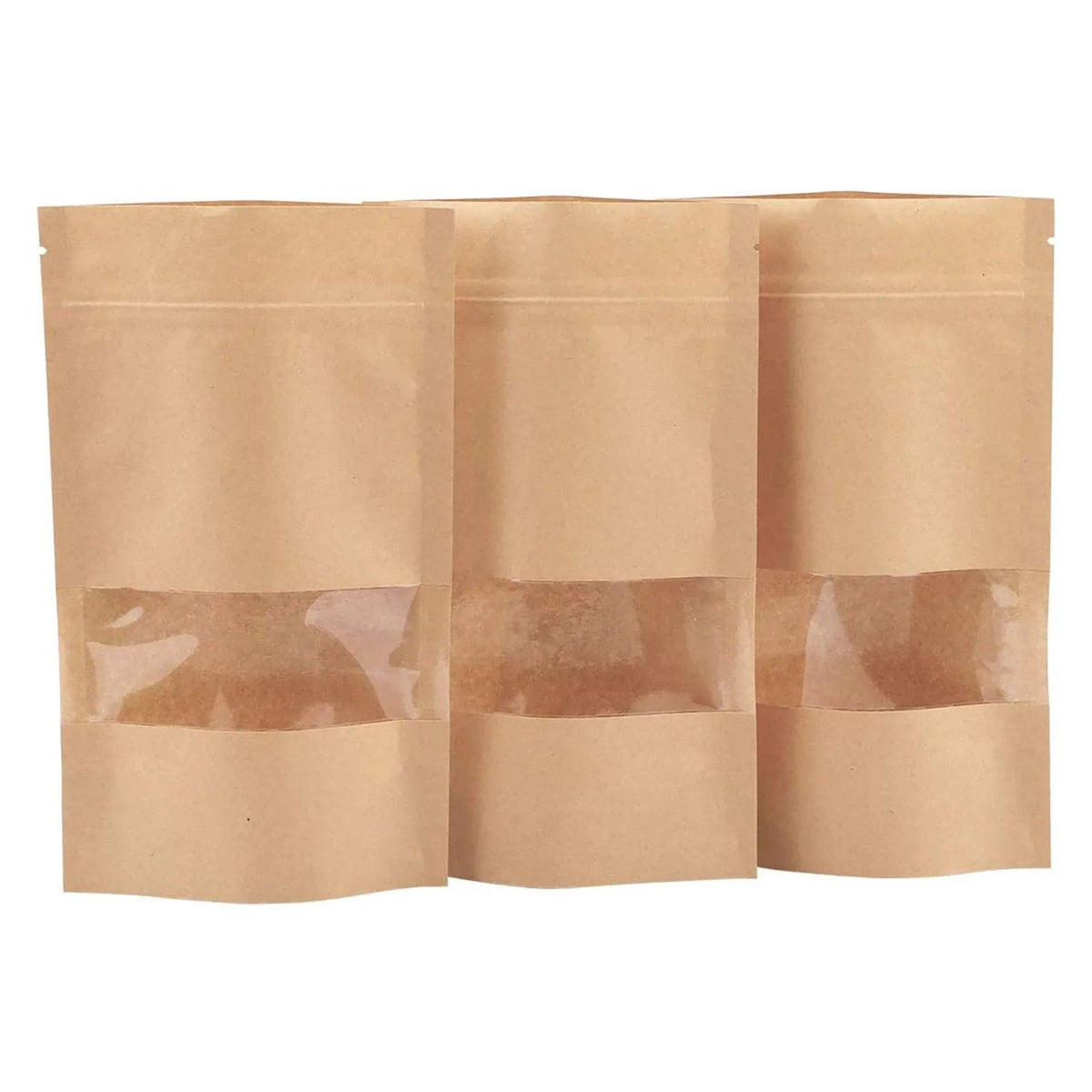 Pack of 100 Zip Lock Food Packaging Bags