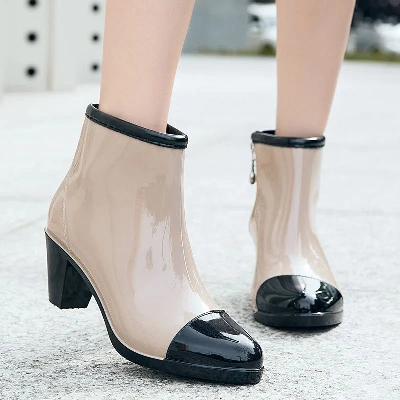 Patent Ankle Boots