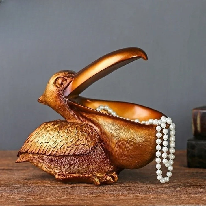 Pelican Wall Decoration | Luxury Hanging System and Organizer for a Tidy Living Space