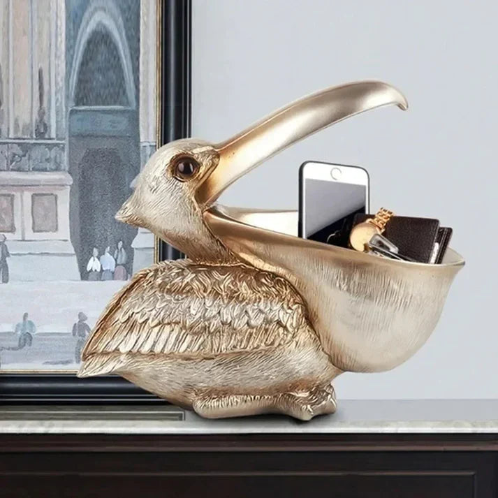 Pelican Wall Decoration | Luxury Hanging System and Organizer for a Tidy Living Space