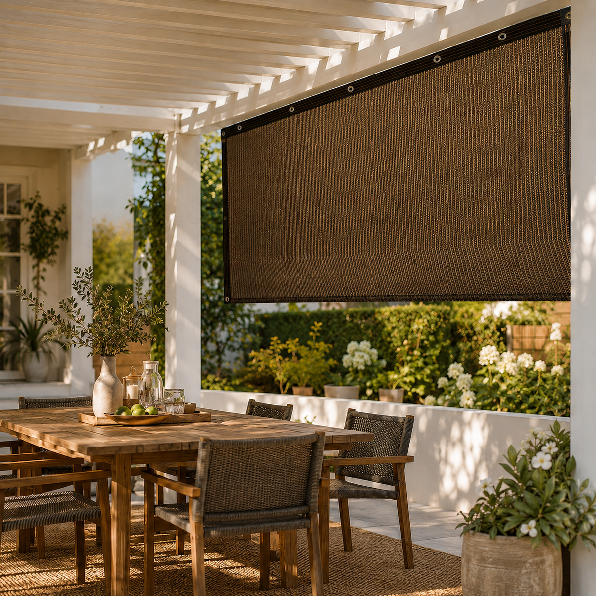Pergola Side Panel - Gazebo Side Wall Privacy & Sun Screen