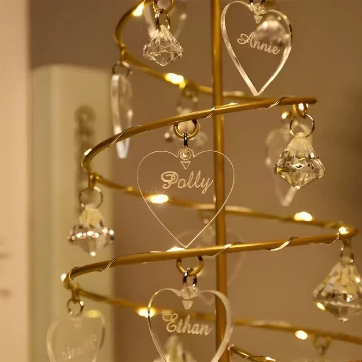 Personalised Family Tree Christmas Ornaments