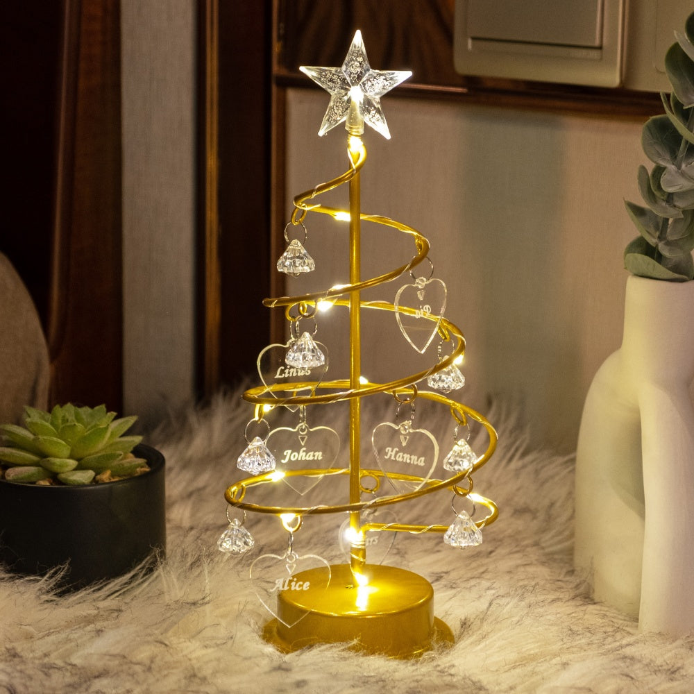 Personalised Family Tree Christmas Ornaments