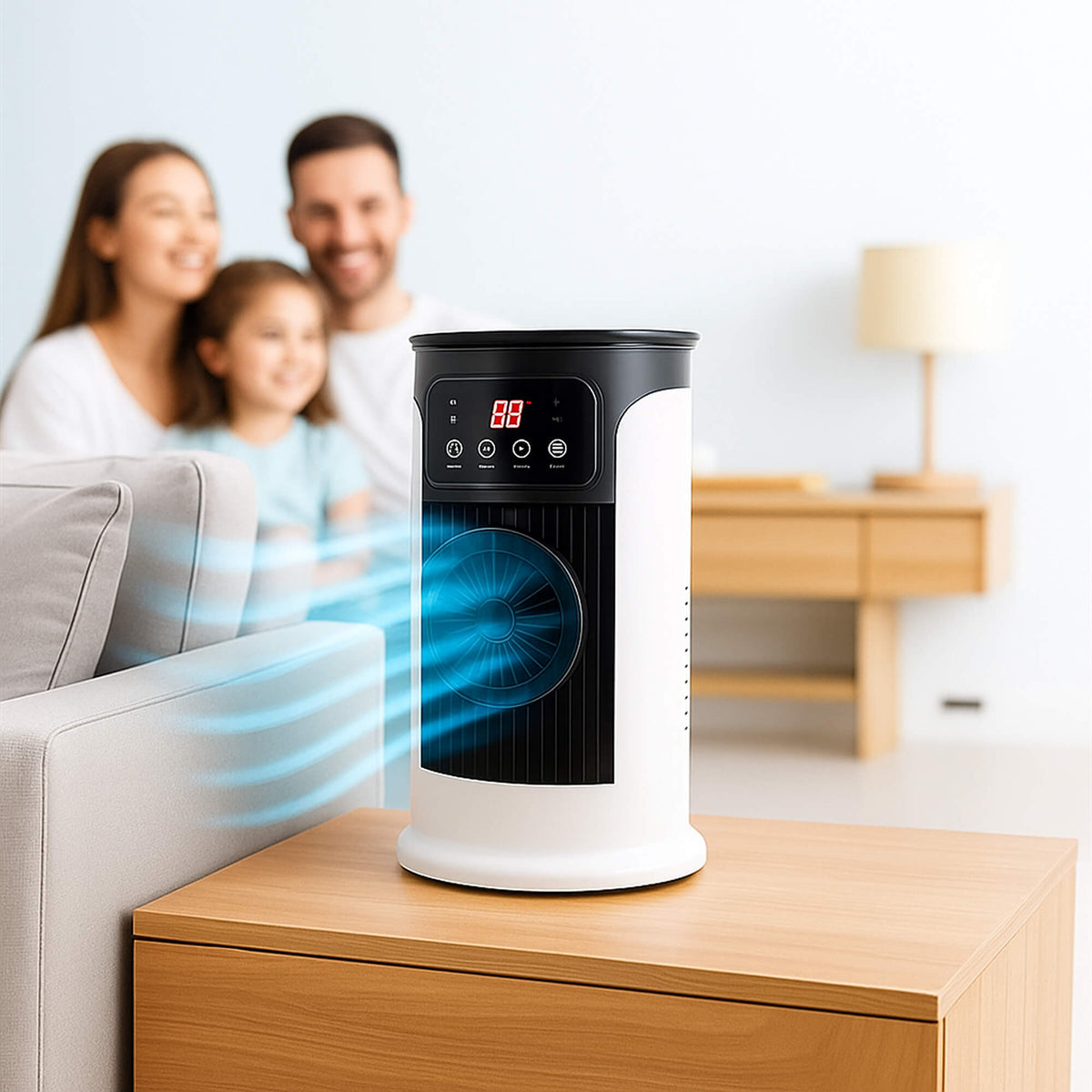Portable Air Conditioner - Windowless & Energy-Efficient for Home, Office, and Dorm Use