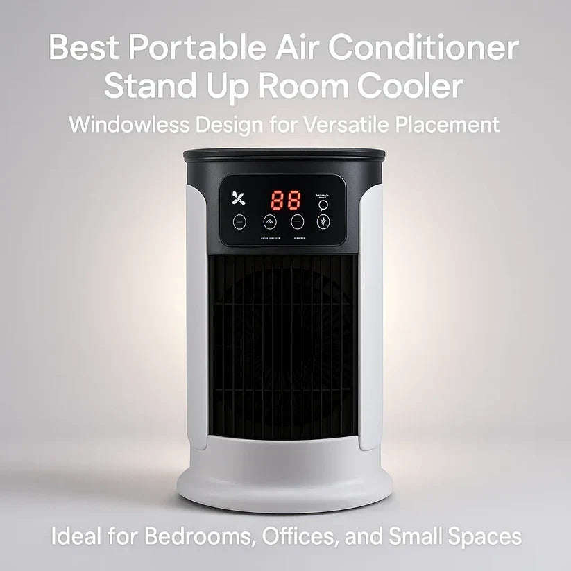 Portable Air Conditioner - Windowless & Energy-Efficient for Home, Office, and Dorm Use
