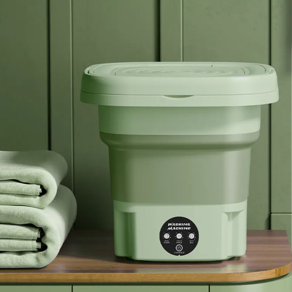 Portable and Collapsible Washing Machine with Drying Function