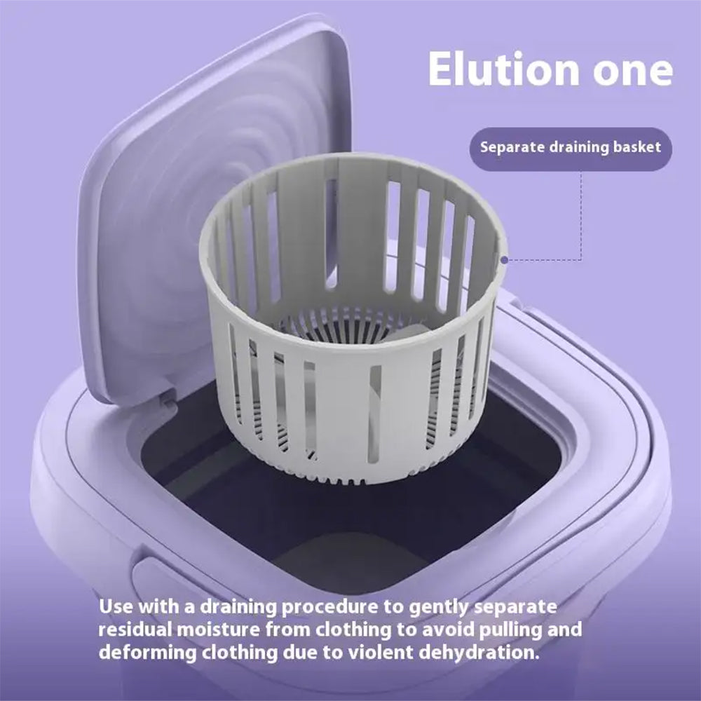 Portable and Collapsible Washing Machine with Drying Function